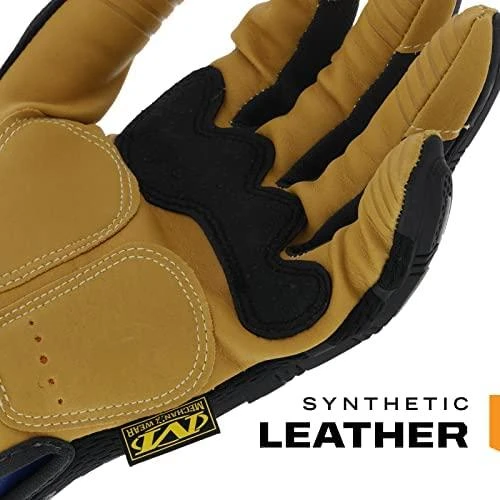 Mechanix Wear Pirštinės Mechanix Material4X M-Pact® L dydis. Velcro, TrekDry®, dirbtinė oda 4X, delno, krumplių, Armortex®, pirštų apsauga, D30® apsauga nuo vibracijos