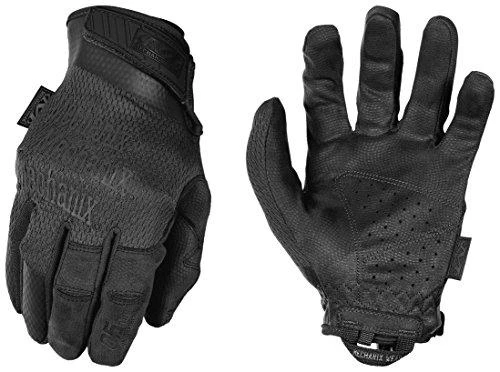 Mechanix Wear Pirštinės Mechanix Specialty 0.5 visos juodos M. 0,5mm storio delnas. Velcro, dirbtinė oda, TrekDry®, Lycra