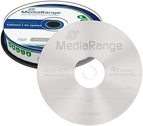 MediaRange DVD-RW 4,7 GB 4x10 vienetų (MR450)