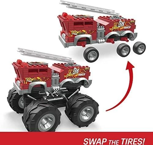 Mega Bloks Mega Construx konstruktorius Hot Wheels „Gaisrinės sunkvežimis“
