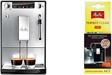 Kavos aparatas Melitta E953-102 Solo&Milk sidabro