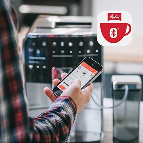 Kavos aparatas Melitta F83/0-101 automatinis, Sidabrinės spalvos