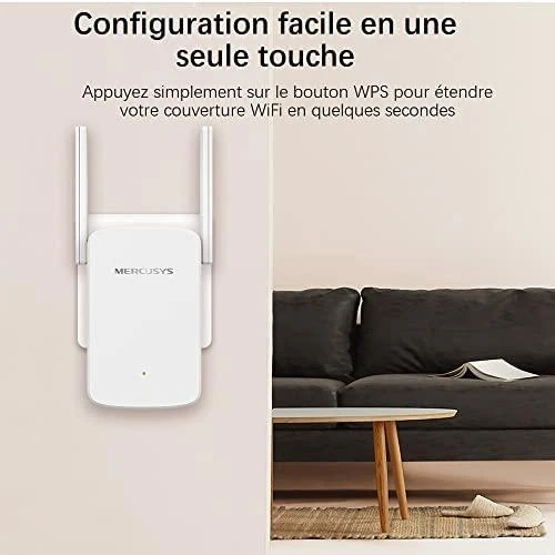 TP-Link Mercusys | AC1200 Wi-Fi diapazono plėstuvas | ME30 | 802.11ac | 2GHz/5GHz | 867+300 Mbit/s | 10/100 Mbit/s | Ethernet LAN (RJ-45) jungtys 1 | MU-MiMO Nr. | nėra PoE | Antenos tipas 2x išorinė