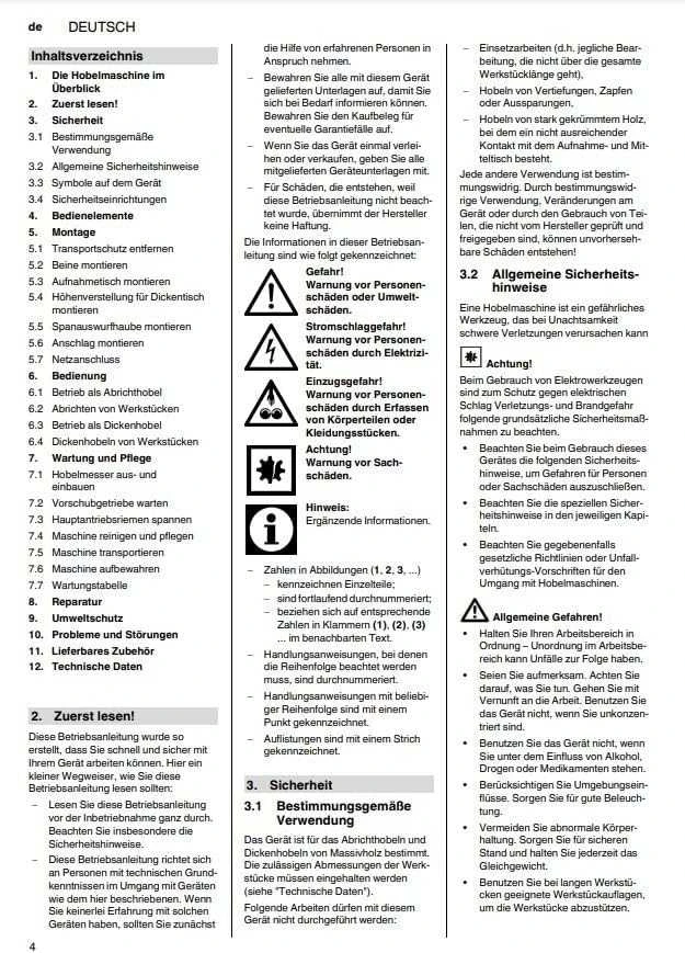 Staklės reismusinės obliavimo HC 260 C/2,80 DNB 400/3/50, Metabo