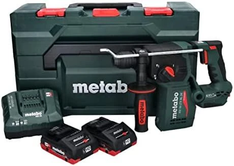 Metabo Akumuliatorinis SDS-Plus kombinuotas plaktukas, su bešepetiniu varikliu, skirtas gręžimui ir kalimui, smūginis grąžtas, sukamasis plaktukinis grąžtas