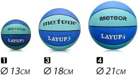 Krepšinio Kamuolys METEOR Layup #4, Rožinis