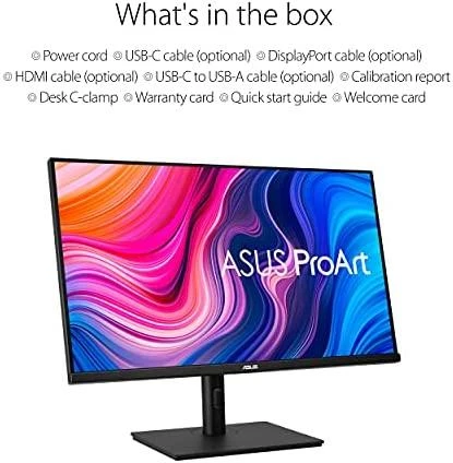 Monitorius Asus ProArt Professional PA329CV, 32", IPS, 4K UHD, 3840 x 2160, 16:9, 5 ms, 400 cd/m², HDMI jungtys quantity 2, 60 Hz
