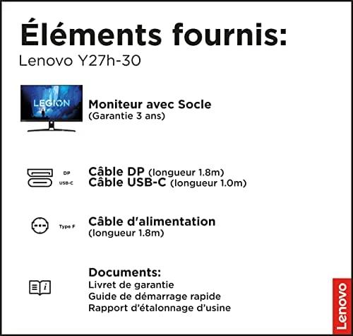 Monitorius LENOVO LEGION Y27H-30 27 colių 2K QHD PRO ŽAIDIMŲ MONITORIAI (NANO IPS PANEL, 180HZ (OD), 0.5MS MPRT, USB-C, HDMI 2.0, DP 1.4, FREESYNC?, GARSIAKARIAI, EYESAFE/SWI) – PIVOT STAND (3 METŲ GARANTIJA)