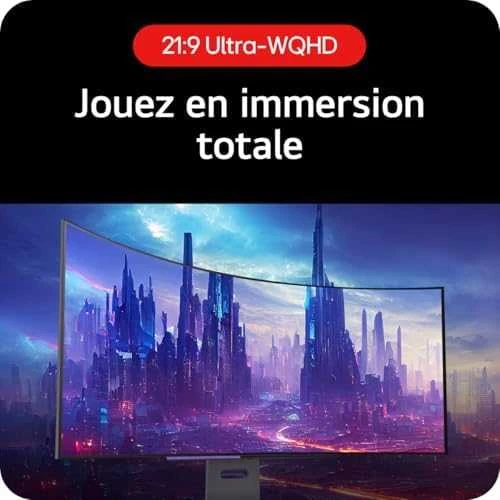 LG 39" ULTRAGEAR? OLED CURVED 21:9 GAMING MONITORIUS | WQHD 800R, 240HZ, 0.03MS (GTG), HDR400 TRUE Juodas