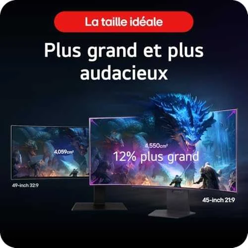 Monitorius LG | 45GS95QE-B | 45 " | OLED | 21:9 | 240 Hz | 0.03 ms | 3440 x 1440 pikselių | 275 cd/m² | HDMI jungtys quantity 2