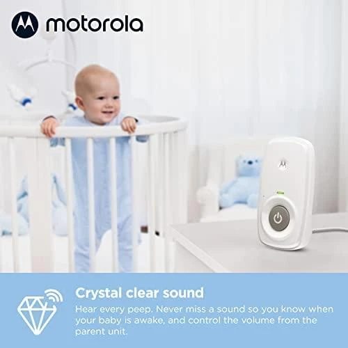 Kūdikio stebėjimo kamera Motorola AM24, Baltos/Pilkos spalvos