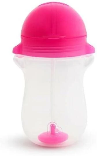 MUNCHKIN gertuvė su šiaudeliu, žalia, 12mėn+, 296ml, 01246301