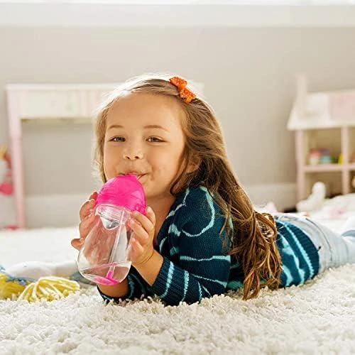MUNCHKIN gertuvė su šiaudeliu, žalia, 12mėn+, 296ml, 01246301