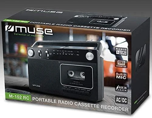 Radijo kasetė Muse, juoda