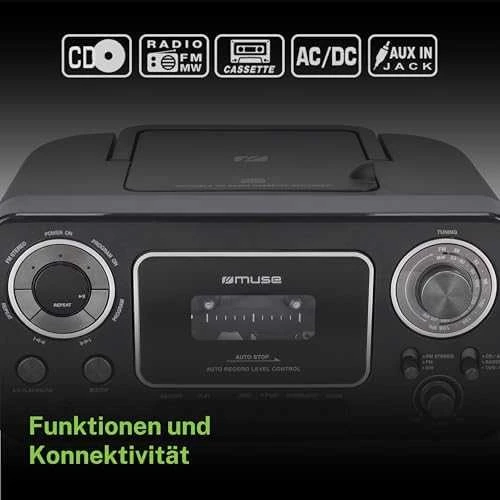 Magnetola Muse M-182 RDC radio Cassette