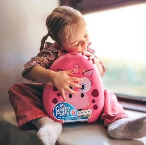 My Carry Potty Mokomasis nešiojamas naktipuodis, Rožinis drakonas