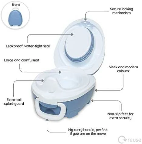 My Carry Potty Mokomasis nešiojamas naktipuodis, Karvutė