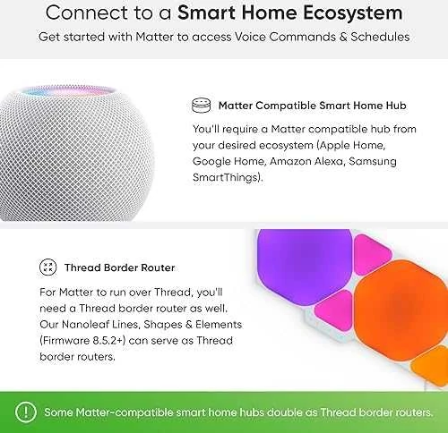 Nanoleaf Essentials Smart A60 lemputė E27 Matter 9W 806Lm RGBCW 2700-6500K, 3vnt pakuotė | E27 | 8,5 W | RGBCW | Bluetooth, siūlai