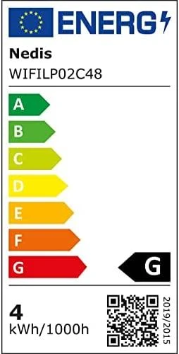 Nedis Išmani LED girlianda, 230Vac, 10,8m, 48 x Ø30mm LED, RGB+, Wi-Fi, TUYA