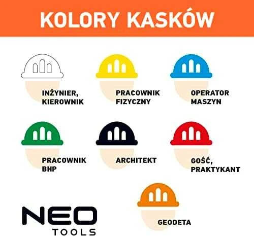 Pramoninis šalmas NEO 97-220 (geltonas, reguliuojamas 52-64 cm)