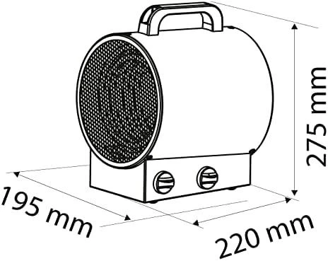 Neo Tools Pastatomas elektrinis šildytuvas NEO, 3000W, 90-066