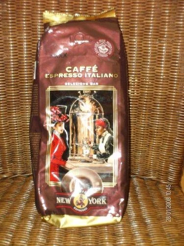 New York Coffee Grūdėta kava 1kg NEW YORK KAVA 20% Robusta, 80% Arabica (8002436420010)