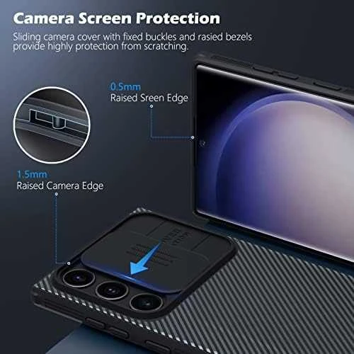 Nillkin CamShield Pro Case for Samsung Galaxy S23 Ultra - telefono dėklas