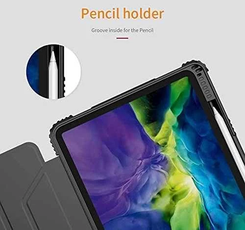 Nillkin Bumper PRO Protective Stand dėklas skirtas Apple iPad Pro 12.9 2020/2021/2022/ Air 13 2024/2025 juodos spalvos