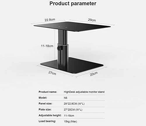 Stovas monitoriui / nešiojamam kompiuteriui Nillkin HighDesk (juodas)