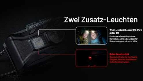 „Nitecore NU20 Classic“ 360 lm USB-C priekinis žibintas