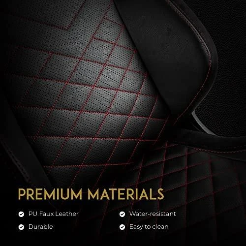 Žaidimų kėdė Noblechairs EPIC PU-Leather Gaming Chair, Juoda-raudona