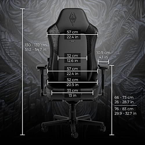 „noblechairs HERO“ žaidimų stalas – „The Elder Scrolls V: Skyrim“ 10-ojo jubiliejaus leidimas
