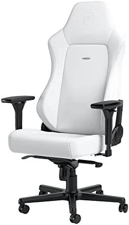 Žaidimų kėdė Noblechairs HERO High-tech faux leather Gaming Chair, Baltas Edition