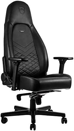 noblechairs ICON - Juodas - PU Leather (Juoda PU Oda) Kėdė