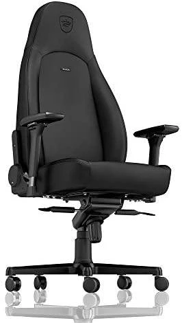 Žaidimų kėdė Noblechairs ICON Juodas Edition Vinyl / PU hybrid leather Gaming Chair, Juoda