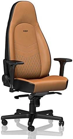 Žaidimų kėdė Noblechairs ICON Real leather Gaming Chair, Cognac-Juoda