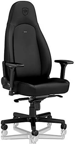 Žaidimų kėdė Noblechairs ICON Juodas Edition Vinyl / PU hybrid leather Gaming Chair, Juoda