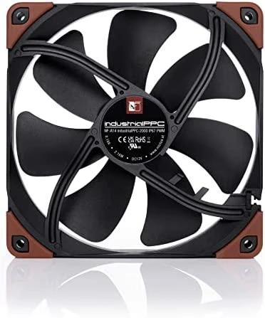 Kompiuterio Ventiliatorius - Noctua NF-A14 IndustrialPPC-2000 IP67 PWM 14 cm, Juodas