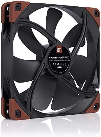 Kompiuterio Ventiliatorius - Noctua NF-A14 IndustrialPPC-2000 IP67 PWM 14 cm, Juodas