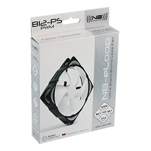 Noiseblocker NB-eLoop korpuso ventiliatoriusB12-PS – 120mm PWM