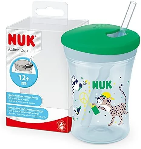 NUK NUK Learning Cup Action Cup 230ml žalias
