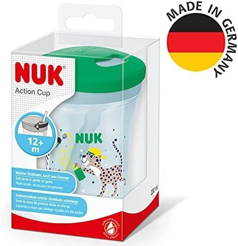 NUK NUK Learning Cup Action Cup 230ml žalias