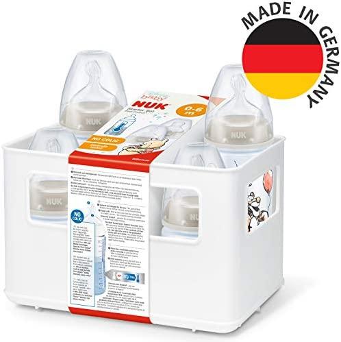 NUK starto rinkinys, buteliukai 2x 150ml 2x300ml 0-6 mėn.