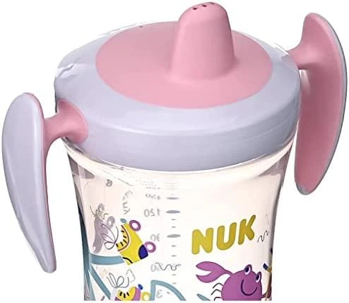 NUK LEARN TO DRINK SET puodelis mergaitei