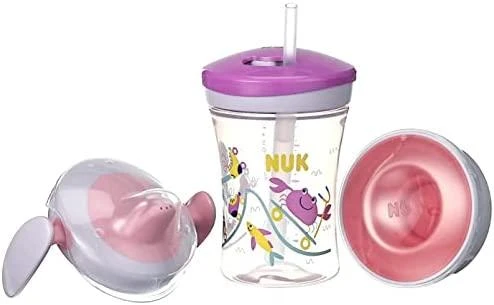 NUK LEARN TO DRINK SET puodelis mergaitei