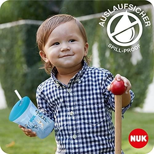 NUK mokymosi puodelis su veiksmo puodeliu, 230 ml, antis