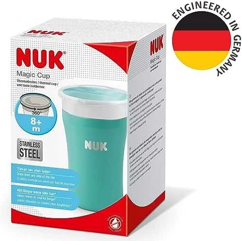 NUK Puodelis mokymuisi gerti Magic Cup 360° gerimo kraštas 230ml mėlyna