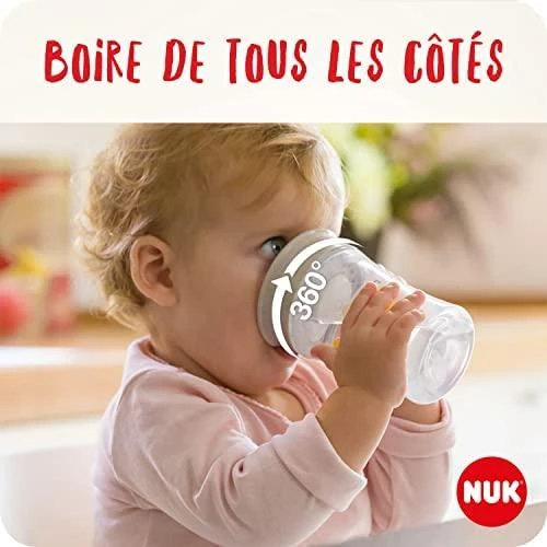 NUK Puodelis mokymuisi gerti Magic Cup 360° gerimo kraštas 230ml mėlyna