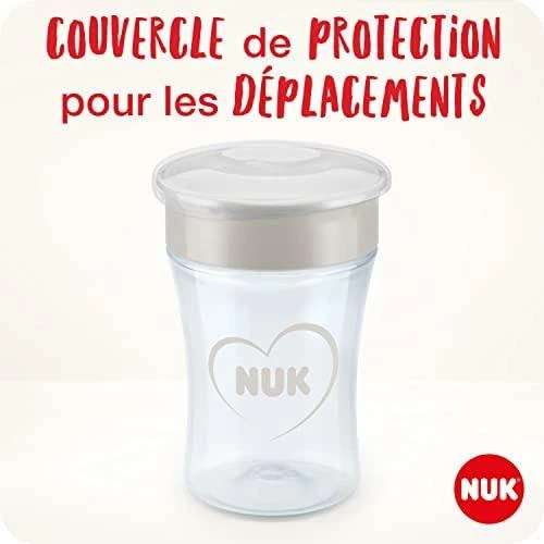 NUK Puodelis mokymuisi gerti Magic Cup 360° gerimo kraštas 230ml mėlyna