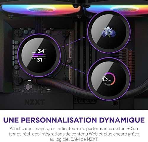 NZXT CPU vandens aušinimo Kraken 360 RGB LCD
